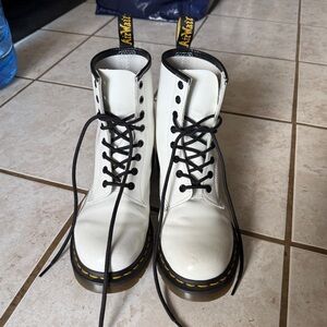 Dr. Martens 1460 White Combat Boots